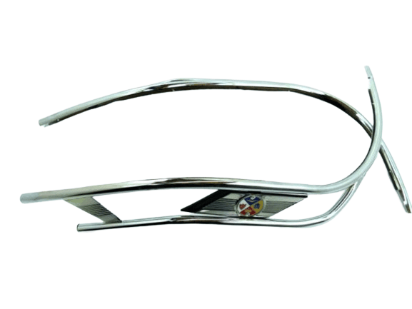 Salvabordi - Bordo scudo Per Vespa PX 125 150 PE 200 NERO