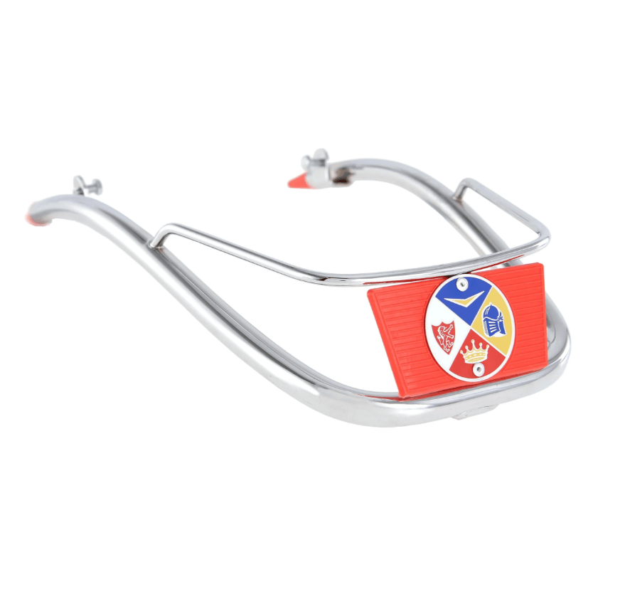 Paraurti cromato per Vespa GS 160-180 SS-APE rosso