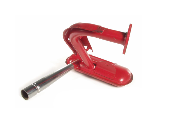 Marmitta cromata vespa 50 n - l -r Special ABARTH OVALE - immagine 3