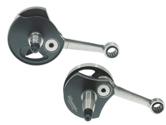 ALBERO MOTORE MAZZUCCHELLI ANTICIPATO - CONO 20 - CORSA mm.51 (X TRASFORMAZIONE da 50 A 125 cc) VESPA PK 50 XL - APE 50
