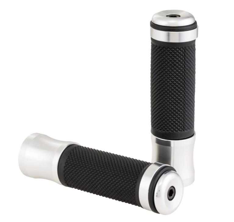 Coppia manopole SIP CROMATE  Vespa PX TUTTI I MODELLI 24MM